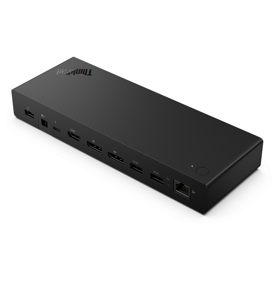 Lenovo ThinkPad Thunderbolt 4 Smart Dock Gen2 7500 Thunderbolt 4 40 Gbps 100W Dual 4K / 8K (40BE0135EU) — vue complémentaire — livraison Global Zone à Tanger