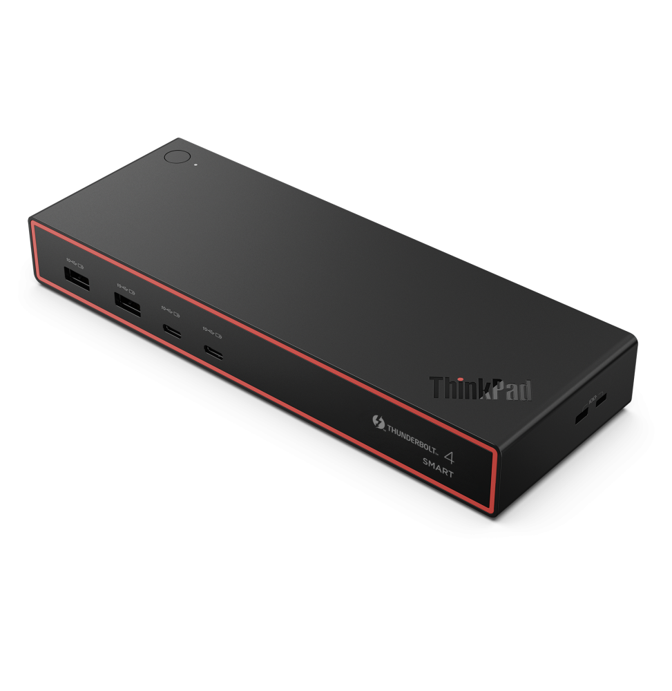 Lenovo ThinkPad Thunderbolt 4 Smart Dock Gen2 7500 Thunderbolt 4 40 Gbps 100W Dual 4K / 8K (40BE0135EU) — détail produit — livraison Global Zone à Fès