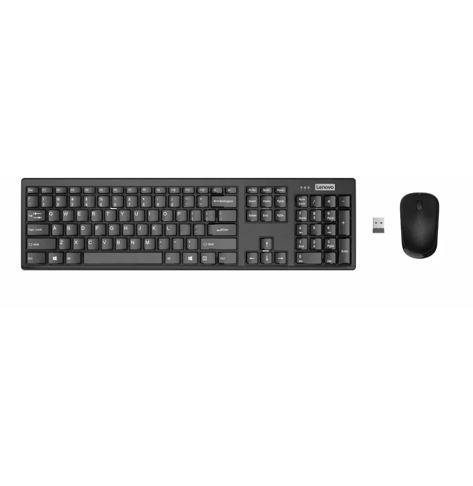 Lenovo 100 Clavier et Souris sans fil — vue produit, livraison Global Zone à Rabat