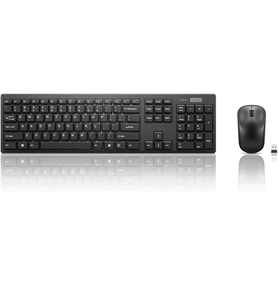Lenovo 100 Clavier et Souris sans fil — vue produit, livraison Global Zone à Marrakech