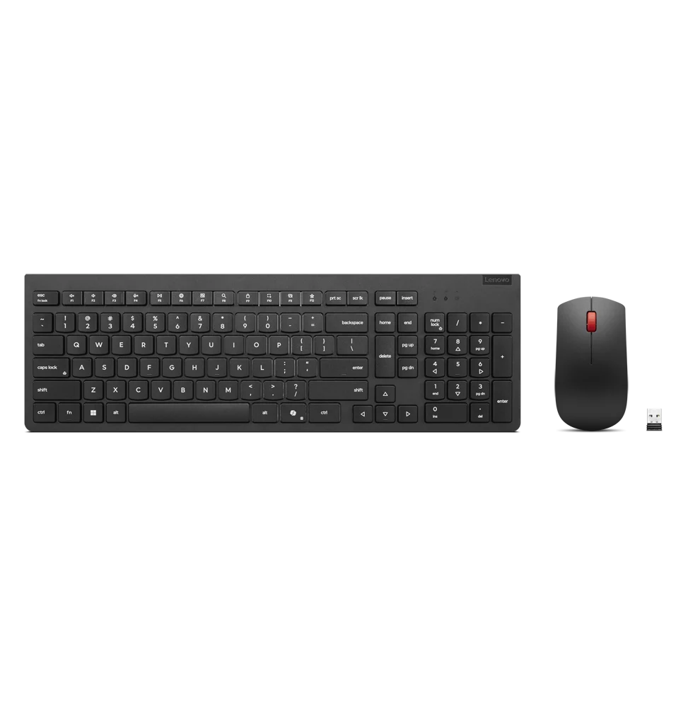 Lenovo Essential Clavier et Souris sans fil Gen2 — vue produit, livraison Global Zone à Casablanca