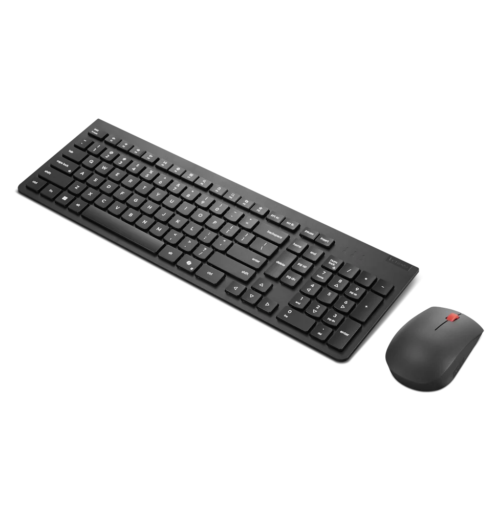Lenovo Essential Clavier et Souris sans fil Gen2 — vue produit, livraison Global Zone à Rabat