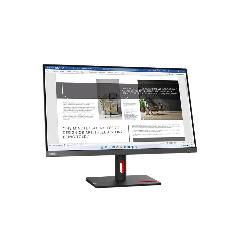 Lenovo ThinkVision S27i-30 — vue produit, livraison Global Zone à Rabat