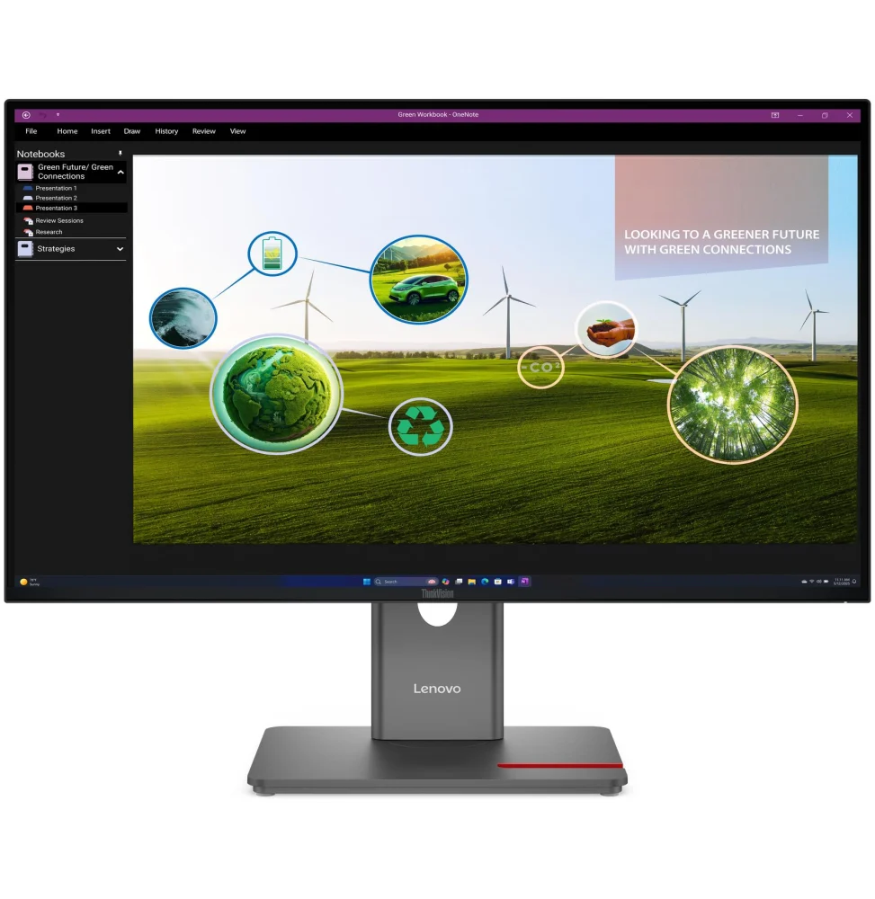 Lenovo ThinkVision P27Q-40 — vue produit, livraison Global Zone à Casablanca