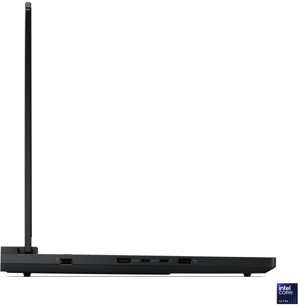 Lenovo Legion Pro 7 16IAX10H Ultra 9 275HX RTX 5080 16 Go 64 Go DDR5 2 To SSD (83F50076FE) — vue de profil — livraison Global Zone à Casablanca