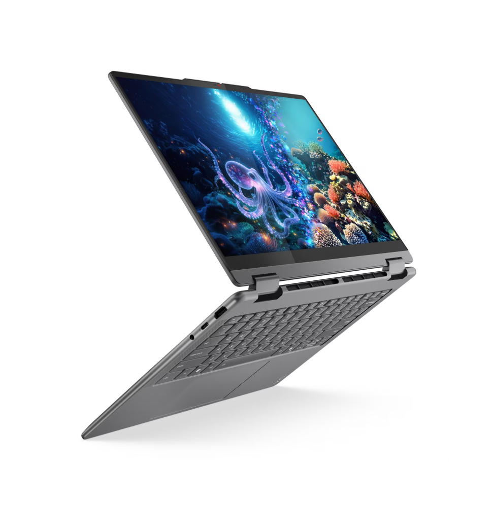 Lenovo Yoga 7 2-in-1 14ILL10 Ultra 7 258V 32 Go 1 To SSD 14" OLED 2,8K (83JQ009MFG) — vue arrière — livraison Global Zone à Marrakech