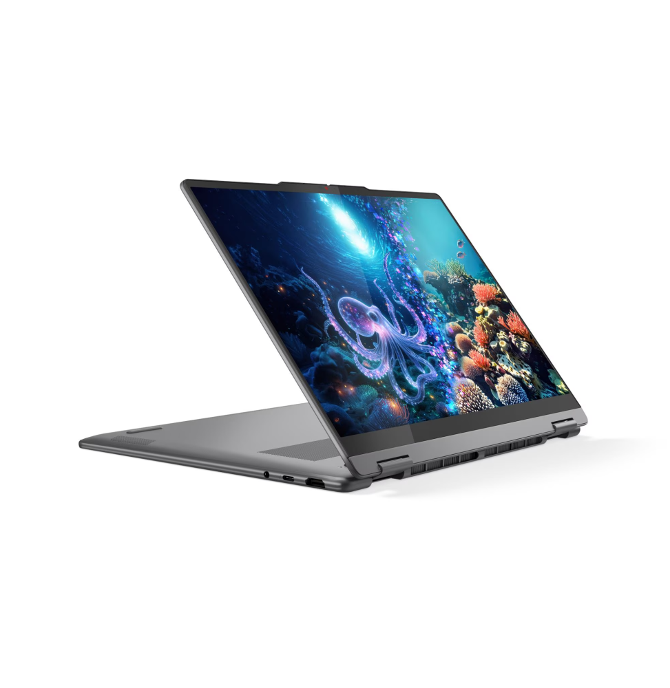 Lenovo Yoga 7 2-in-1 14ILL10 Ultra 7 258V 32 Go 1 To SSD 14" OLED 2,8K (83JQ009MFG) — vue de face — livraison Global Zone à Rabat