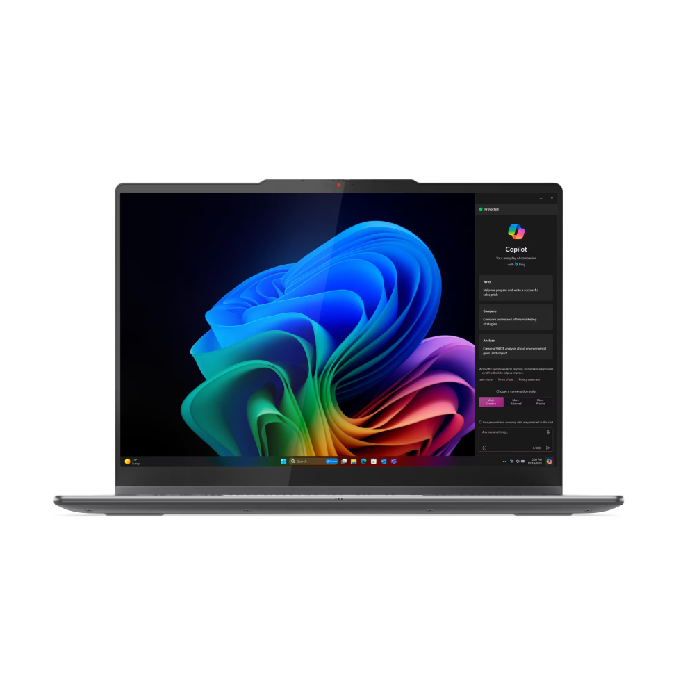 Lenovo Yoga 7 2-in-1 14ILL10 Ultra 7 258V 32 Go 1 To SSD 14" OLED 2,8K (83JQ009MFG) — vue ensemble — livraison Global Zone à Rabat