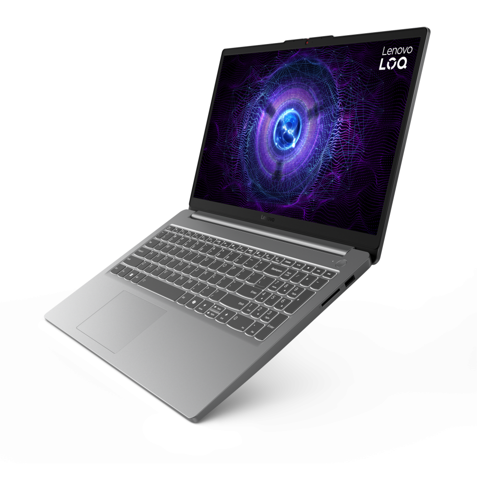 Lenovo LOQ 15IAX9E i5-12450HX RTX 2050 4 Go 16 Go DDR5 512 Go SSD (83LK006SFE) — vue latérale — livraison Global Zone à Agadir