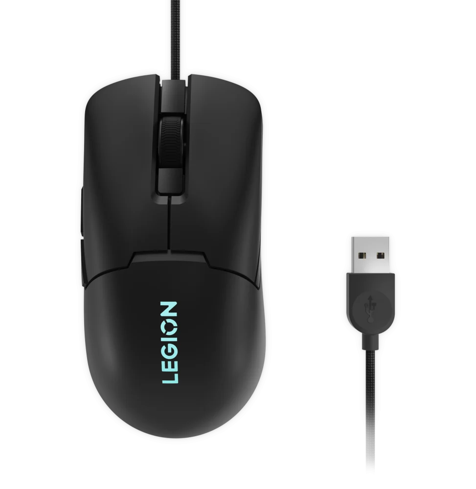 Souris gaming Lenovo Legion M300s RGB — vue produit, livraison Global Zone à Casablanca