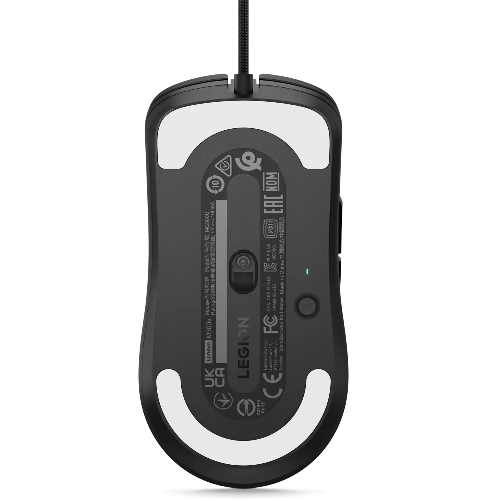 Souris gaming Lenovo Legion M300s RGB — vue produit, livraison Global Zone à Fès