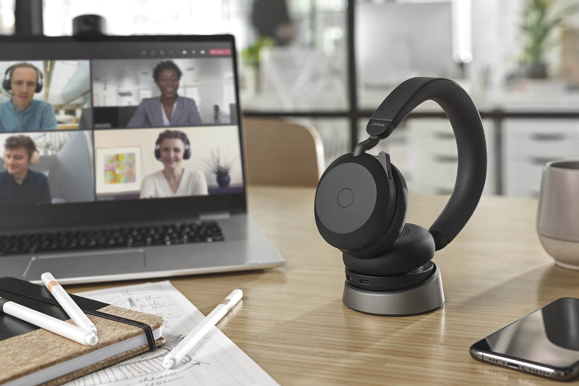 Micro-casque Sans Fil Jabra Evolve2 75 UC Maroc