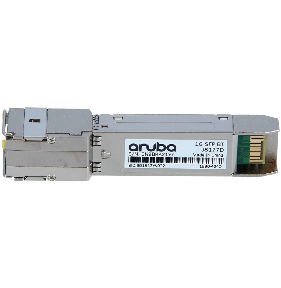 Module SFP Aruba 1G SFP RJ45 T 100 m J8177D vue 3
