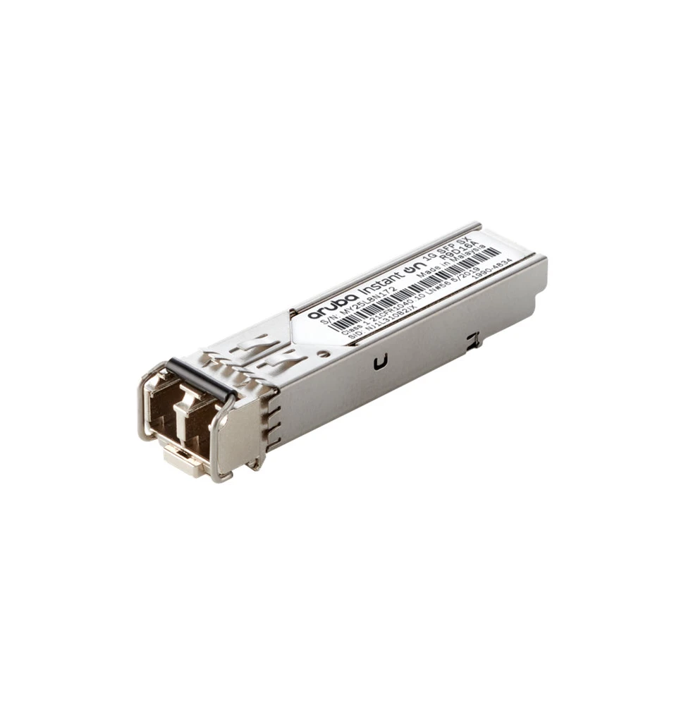 Module SFP Aruba Instant On 1G SFP LC SX OM2 R9D16A vue de face