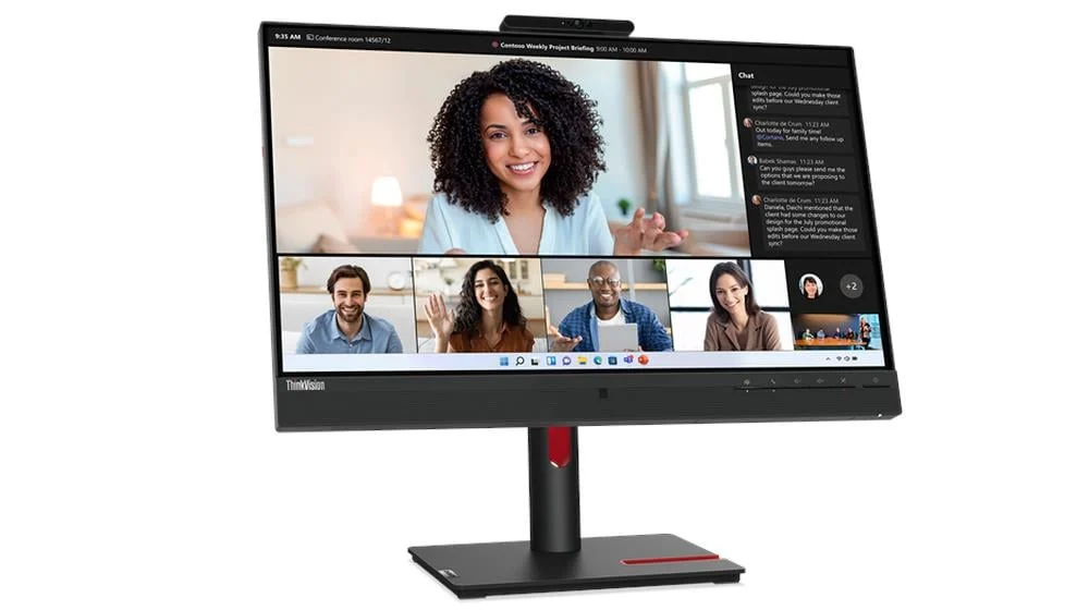 Écran PC Lenovo ThinkVision T24mv-30 vue de face