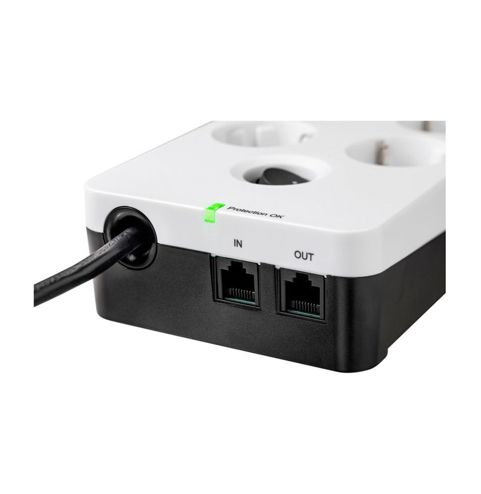Multiprise Parafoudre Eaton Protection Box 8 Tel USB FR Maroc