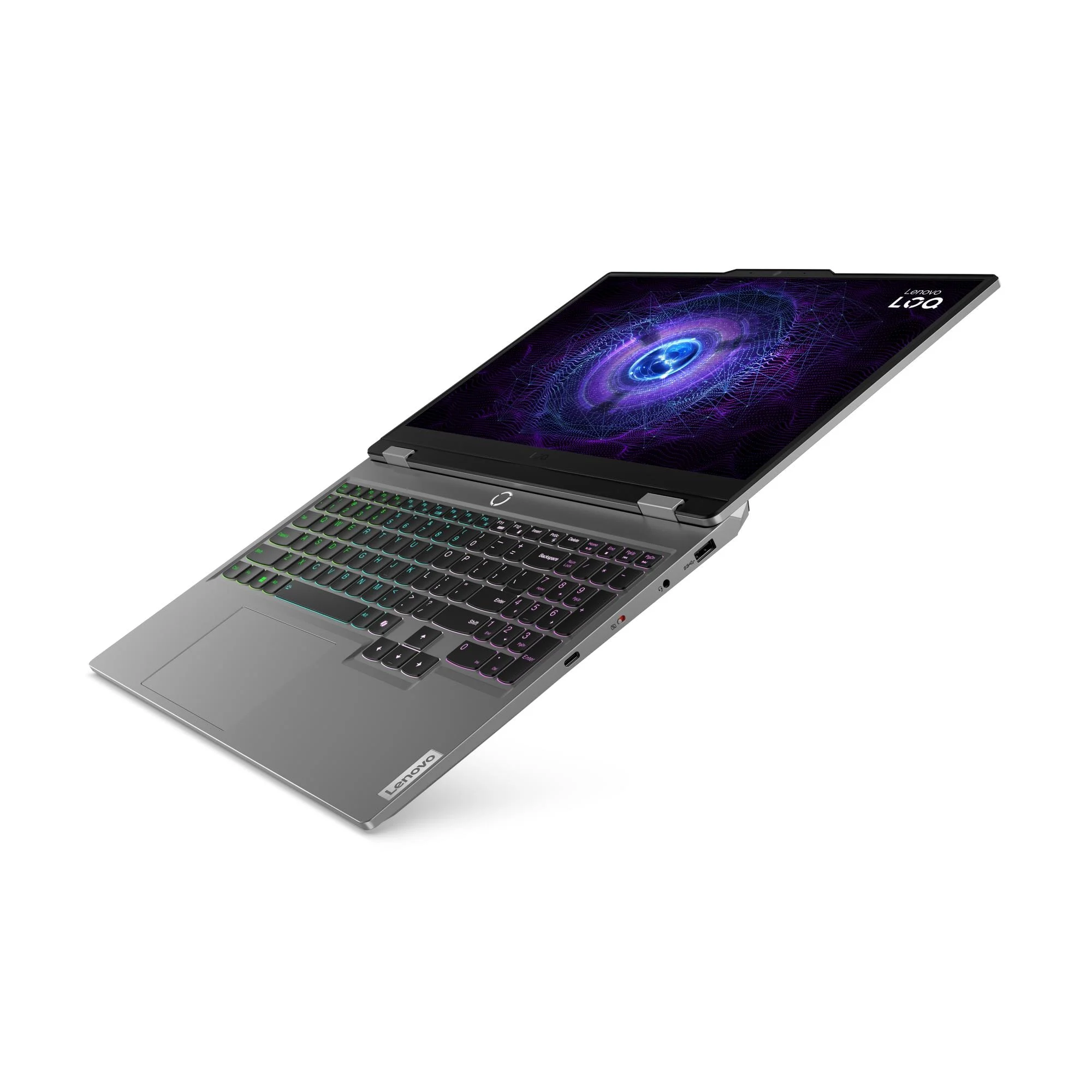 PC portable Lenovo LOQ 15IRX9 ouvert