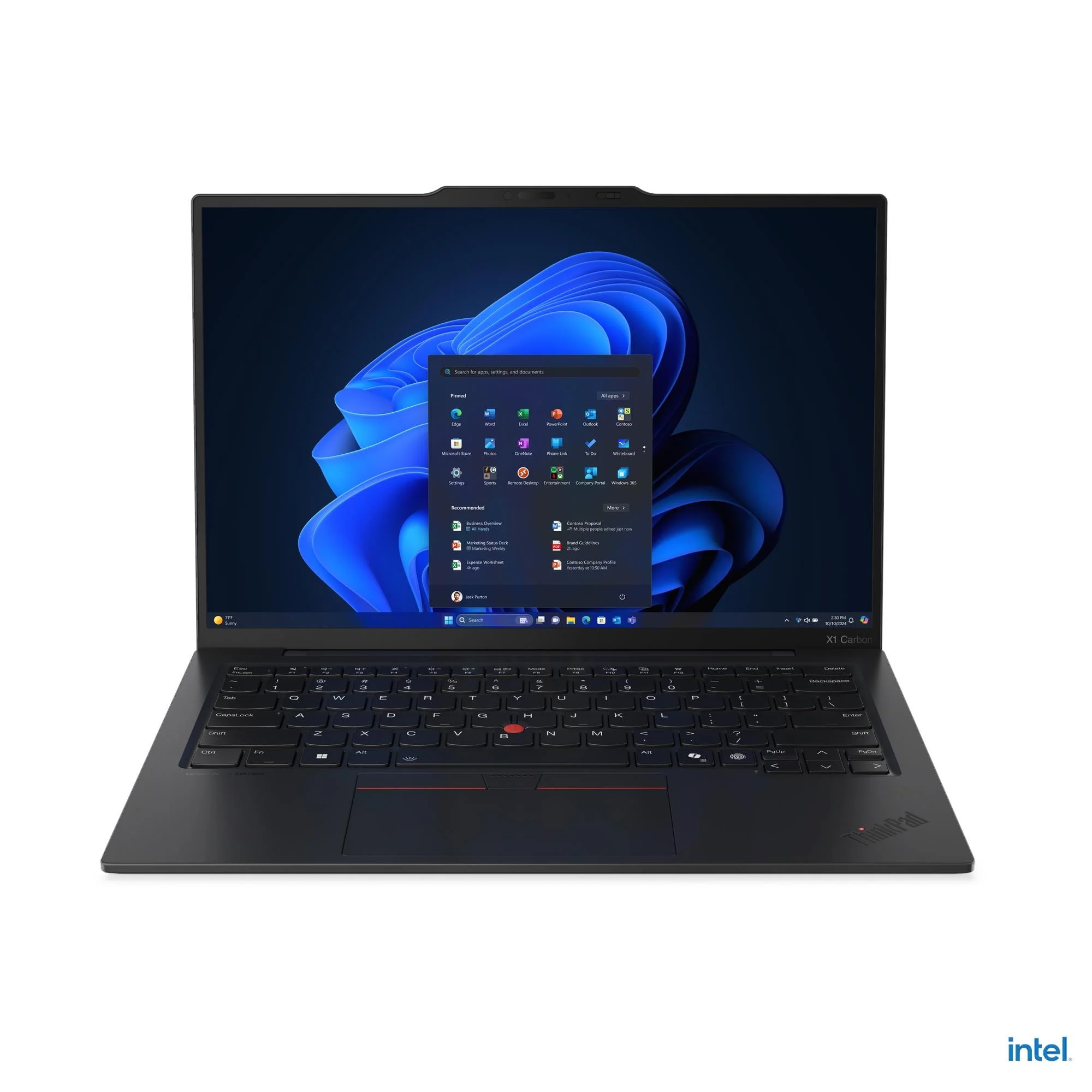 PC portable Lenovo ThinkPad X1 Carbon Gen 13 Aura Edition détail clavier