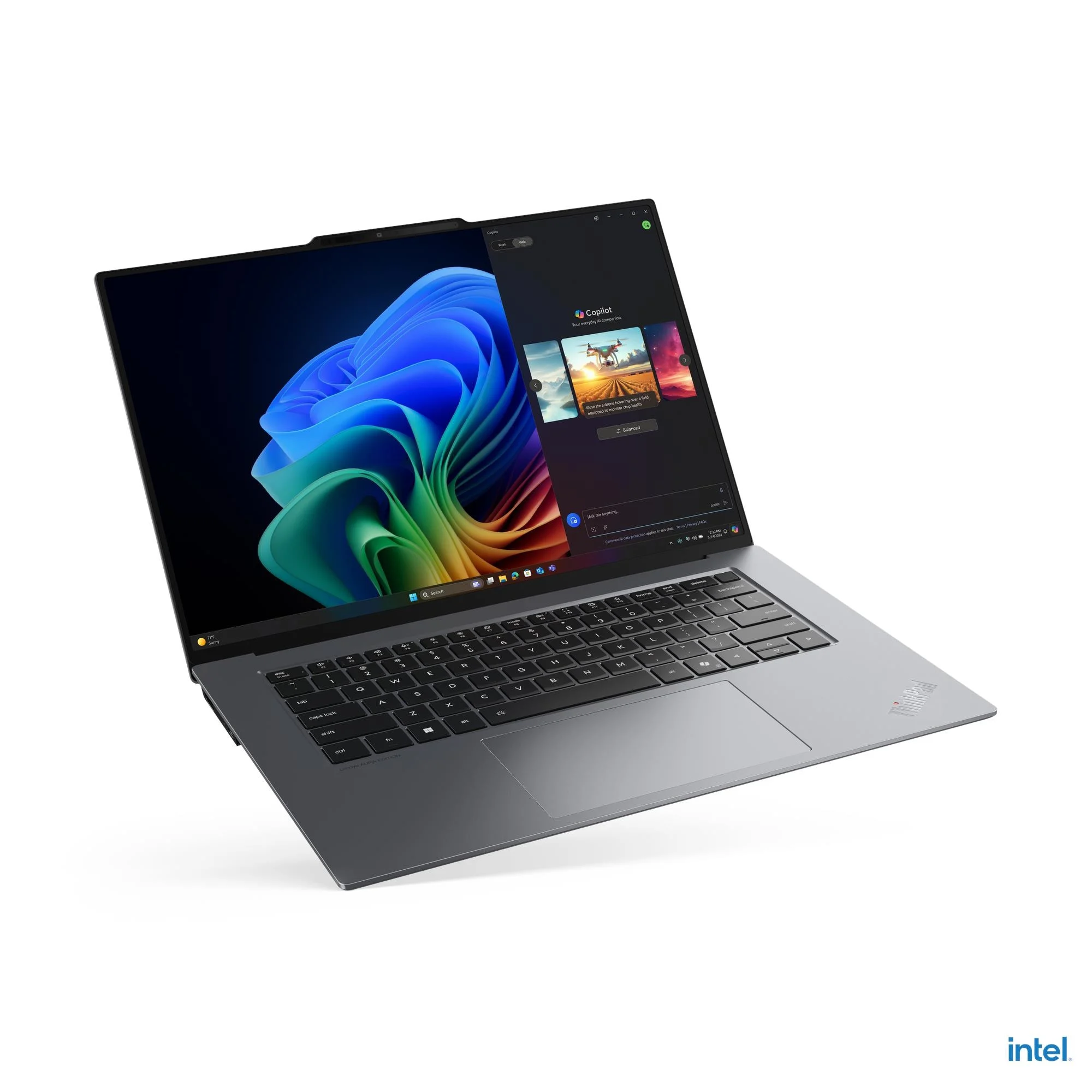 PC portable Lenovo ThinkPad X9-15 Gen 1 Aura Edition vue de face