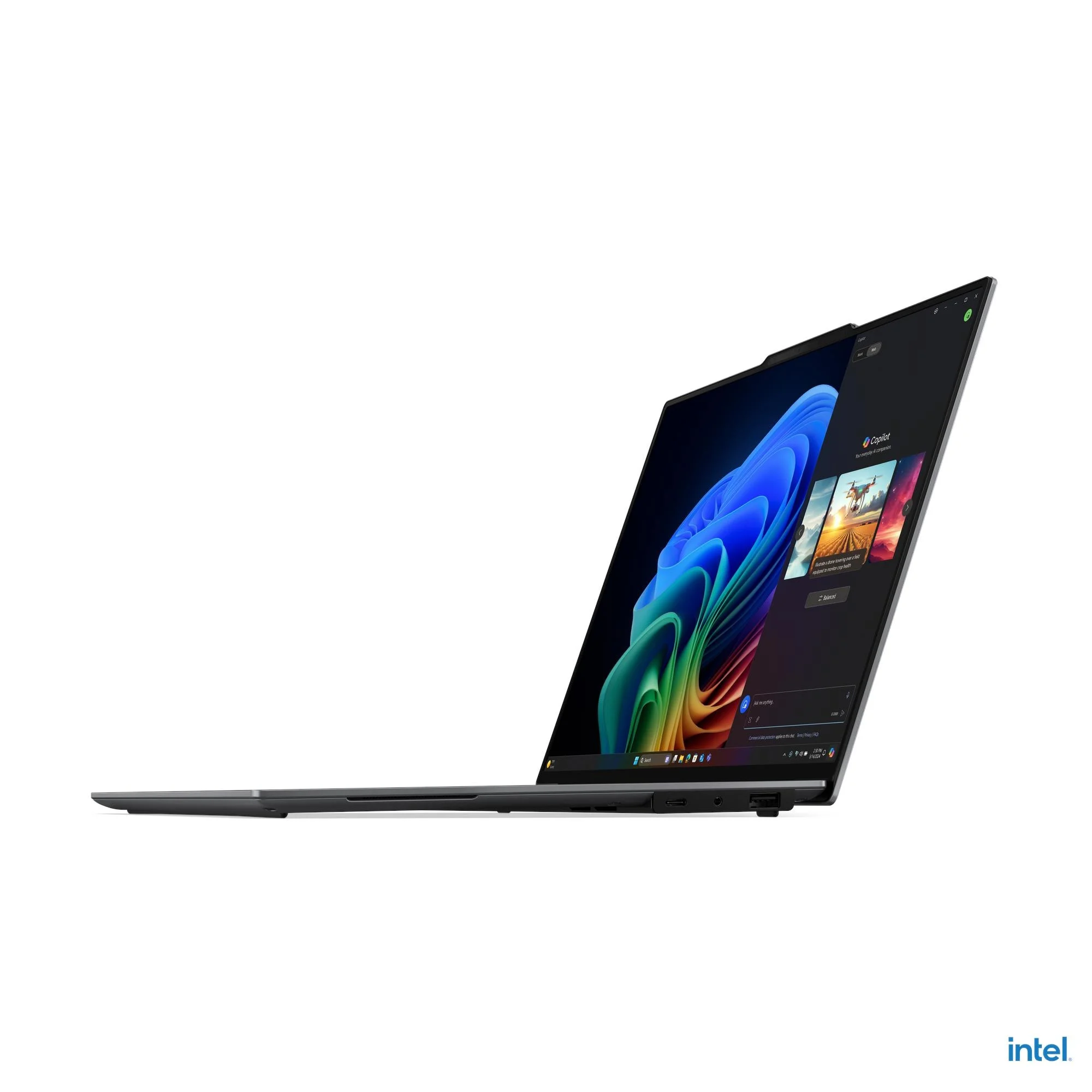 PC portable Lenovo ThinkPad X9-15 Gen 1 Aura Edition vue trois-quarts