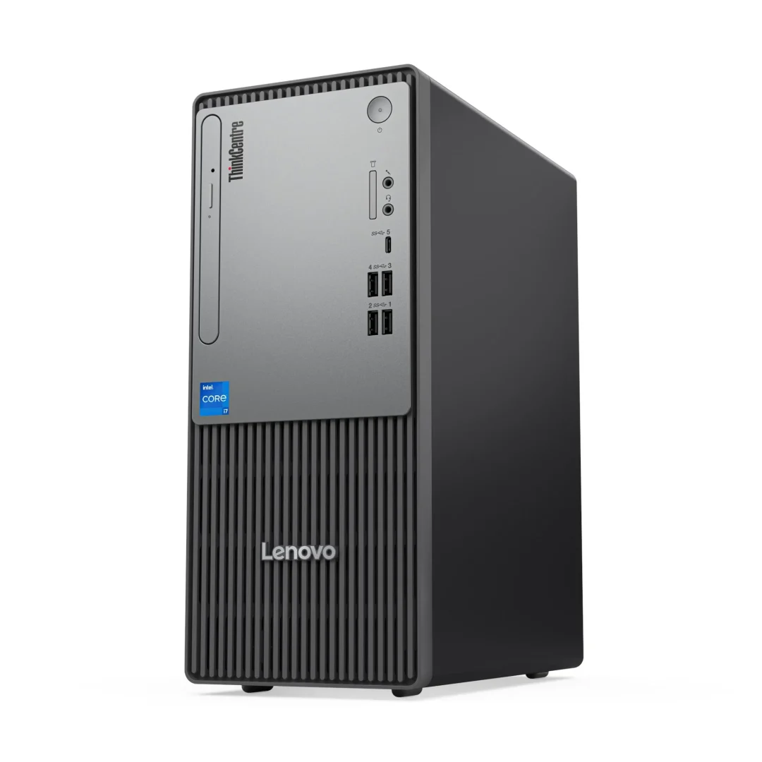 PC de bureau Lenovo ThinkCentre neo 50t Gen 5 vue de face