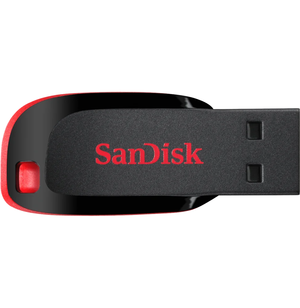 Clé USB SanDisk Cruzer Blade 128 Go vue rapprochée