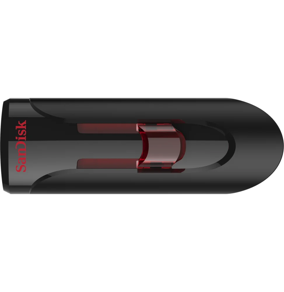 Clé USB SanDisk Cruzer Glide 128 Go vue rapprochée