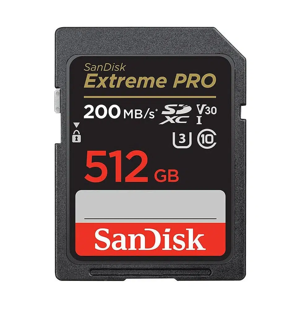 Carte mémoire Extreme PRO SDXC SanDisk SDSDXXD-512G-GN4IN Maroc Marrakech Agadir Fès