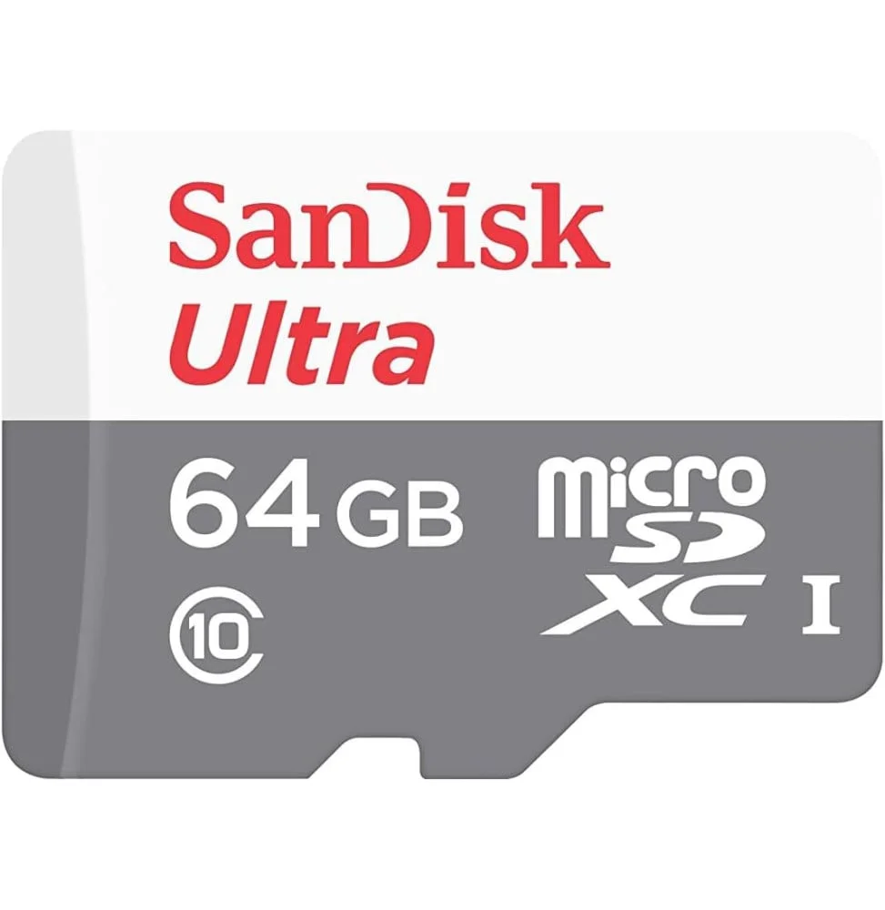 Carte mémoire Ultra microSDXC SanDisk SDSQUNR-064G-GN3MN Maroc Casablanca Marrakech Tanger