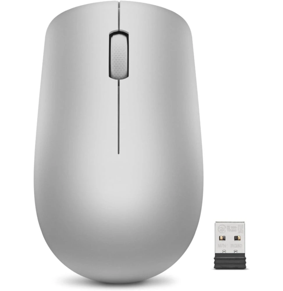 Souris sans fil Lenovo 530 GY50Z18984 vue de face avec récepteur USB