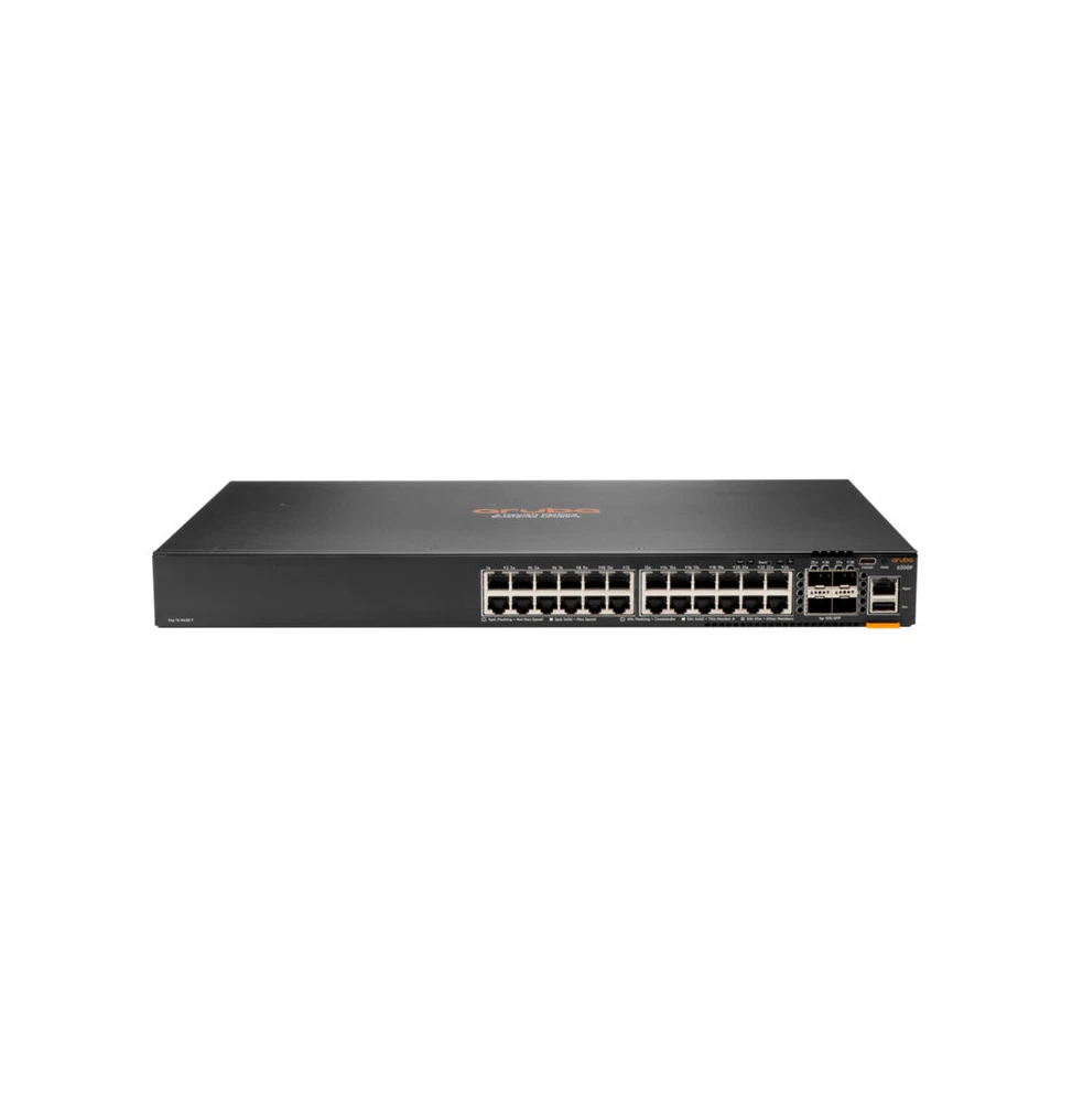 Switch Administrable Aruba CX 6200F 24G 4SFP+ JL724A vue de face