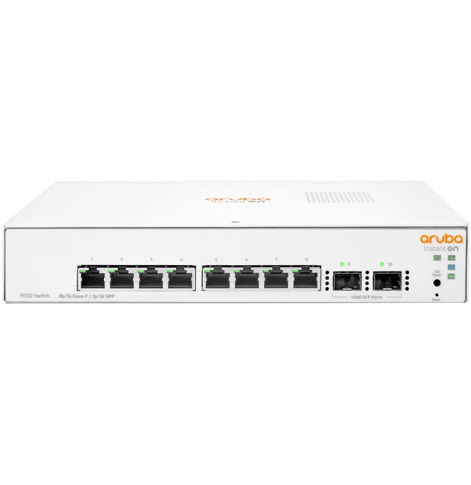 Switch Administrable Aruba Instant On 1930 8G 2SFP JL680A vue de face