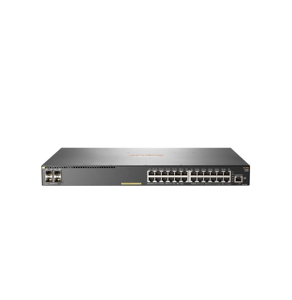 Switch PoE Aruba 2930F 24 ports PoE+ 4SFP JL261A vue de face