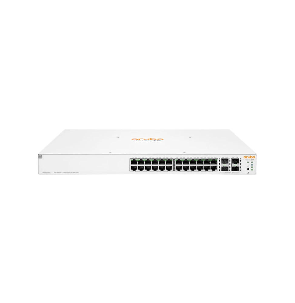 Switch PoE Aruba Instant On 1930 24 ports Classe 4 PoE 4SFP/SFP+ JL684B vue de face