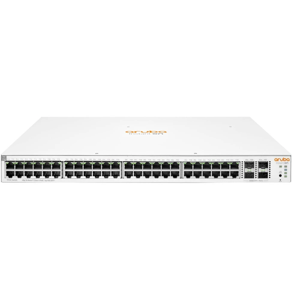 Switch PoE Aruba Instant On 1930 48 ports Class4 PoE 4SFP/SFP+ 370W JL686B vue de face
