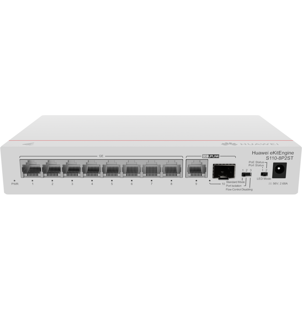 Switch Réseau Huawei eKitEngine S110-8P2ST detail produit — Global Zone Tanger