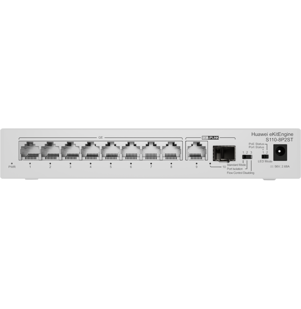 Switch Réseau Huawei eKitEngine S110-8P2ST vue principale