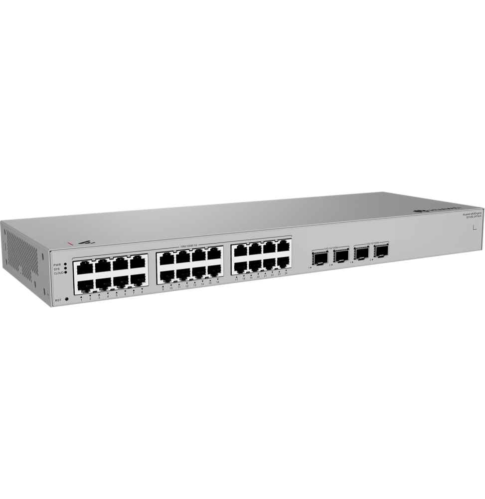 Switch Réseau Huawei eKitEngine S310S-24T4JX vue angle — Global Zone Rabat