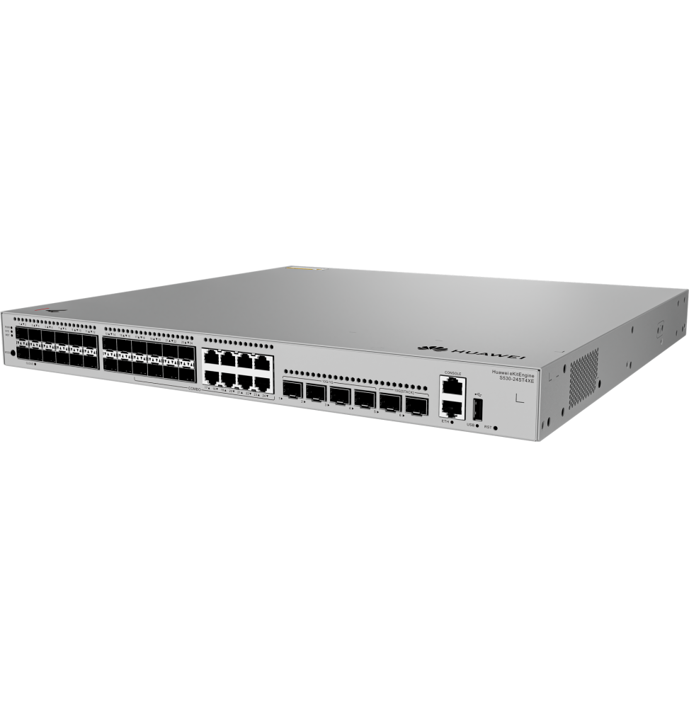 Switch Réseau Huawei eKitEngine S530-24ST4XE connectique — Global Zone Marrakech