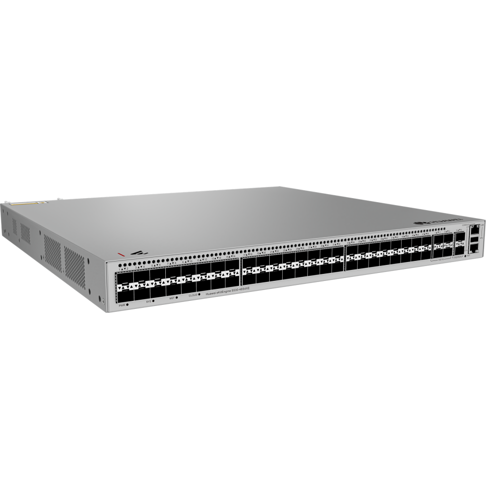 Switch Réseau Huawei eKitEngine S530-48S4XE 48 Ports vue angle — Global Zone Rabat