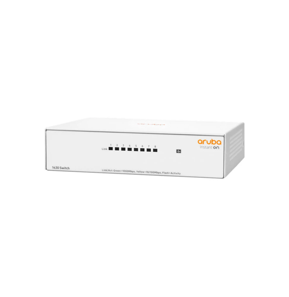 Switch Réseau Aruba Instant On 1430 8G R8R45A vue 2 — Global Zone Rabat