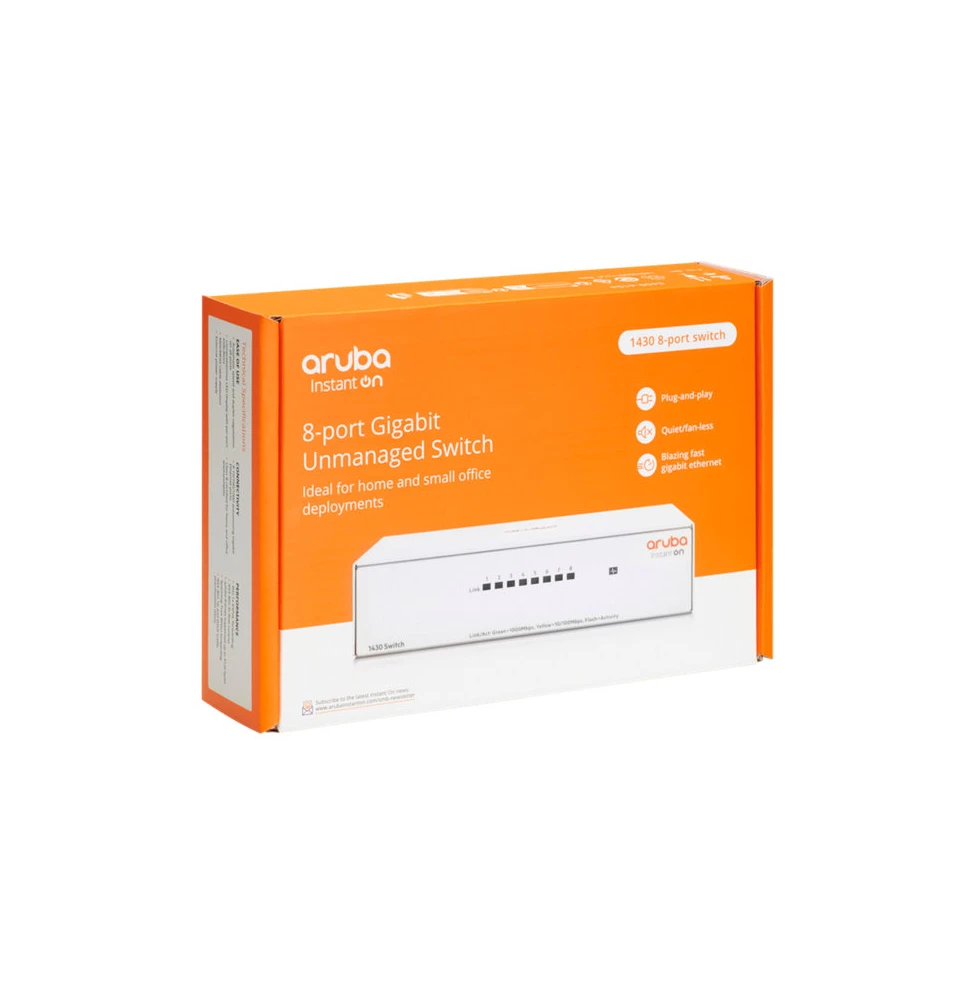 Switch Réseau Aruba Instant On 1430 8G R8R45A vue 3