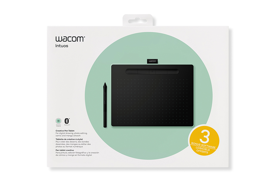 Tablette Graphique Wacom Intuos Moyenne Bluetooth vue principale