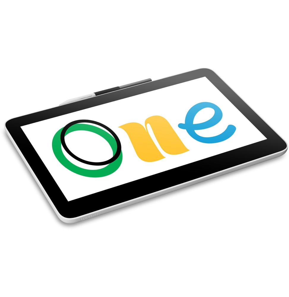 Écran Interactif Wacom One 12 vue angle — référence DTC121W0B