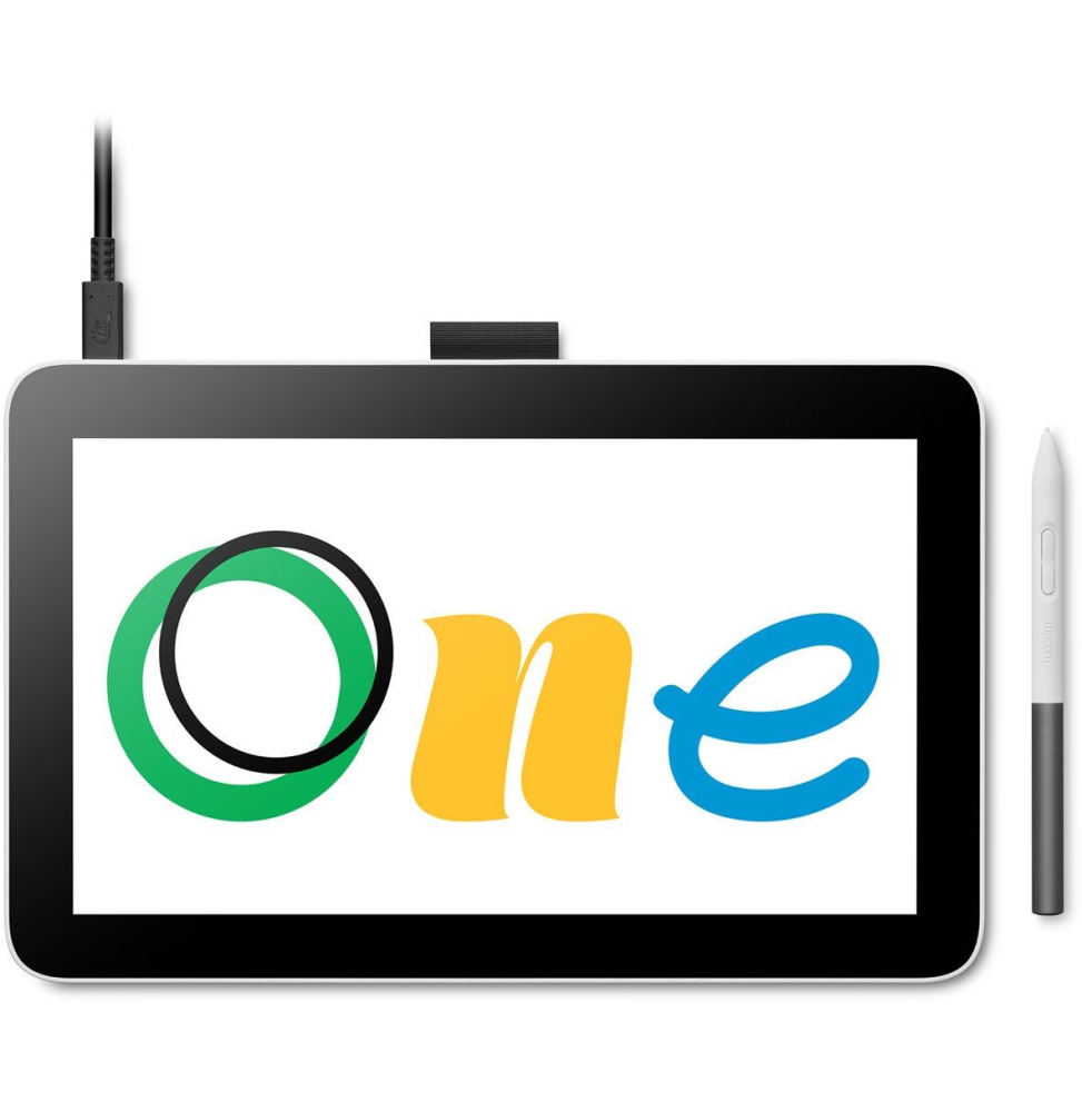 Écran Interactif Wacom One 12 vue principale — référence DTC121W0B