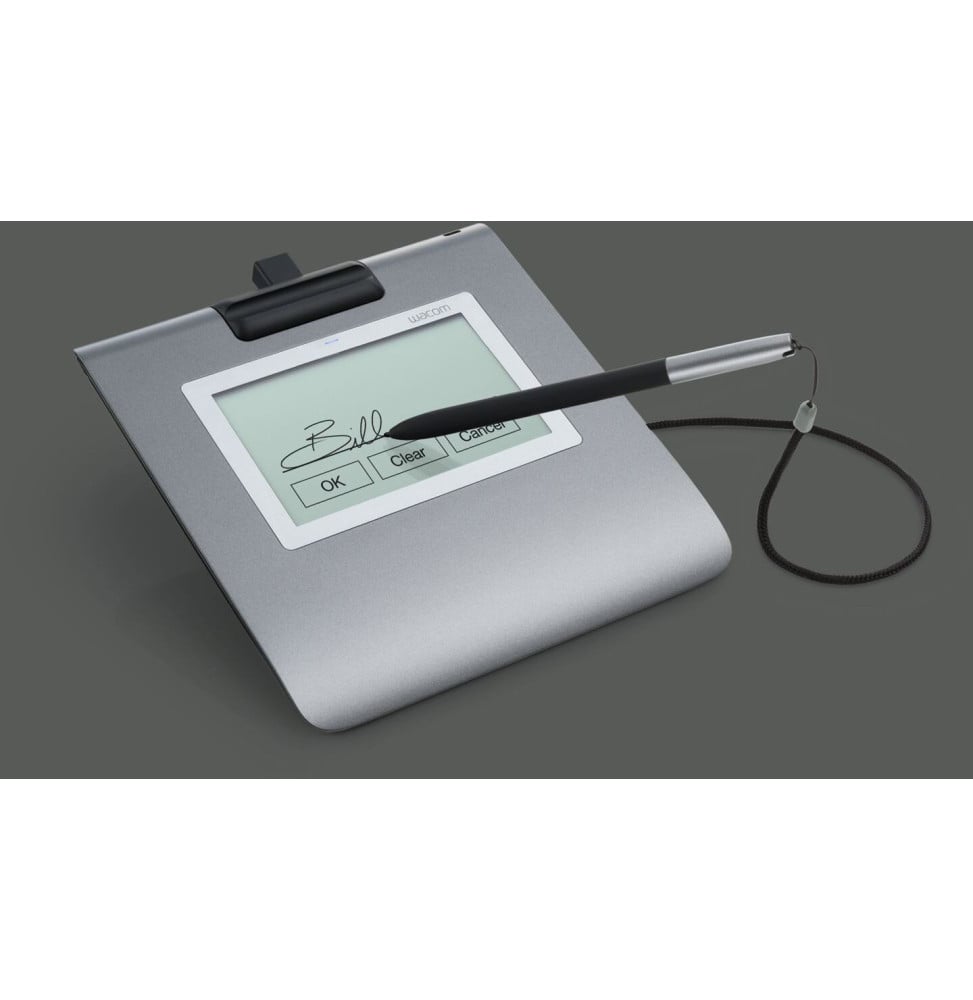 Tablette de Signature Wacom STU-430 détail stylet — référence STU-430-CH2