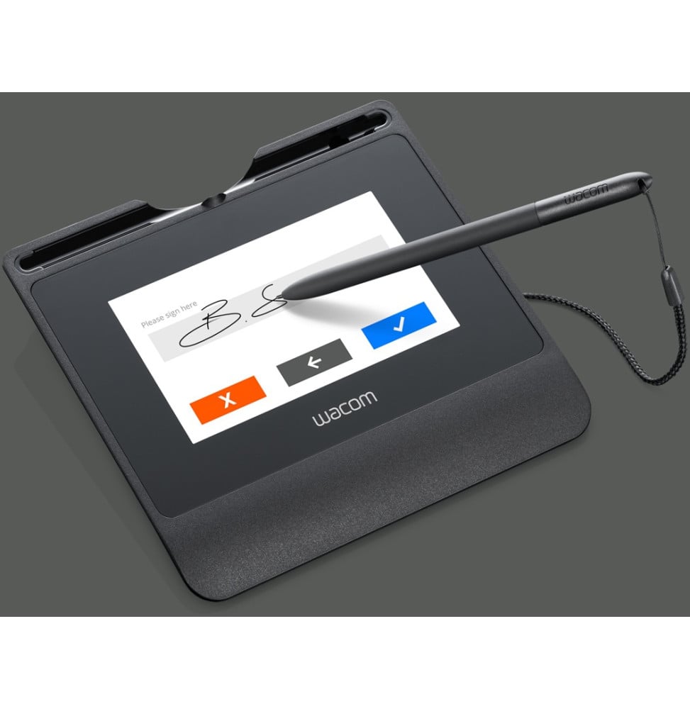Tablette de Signature Wacom STU-540 vue angle — référence STU-540-CH2