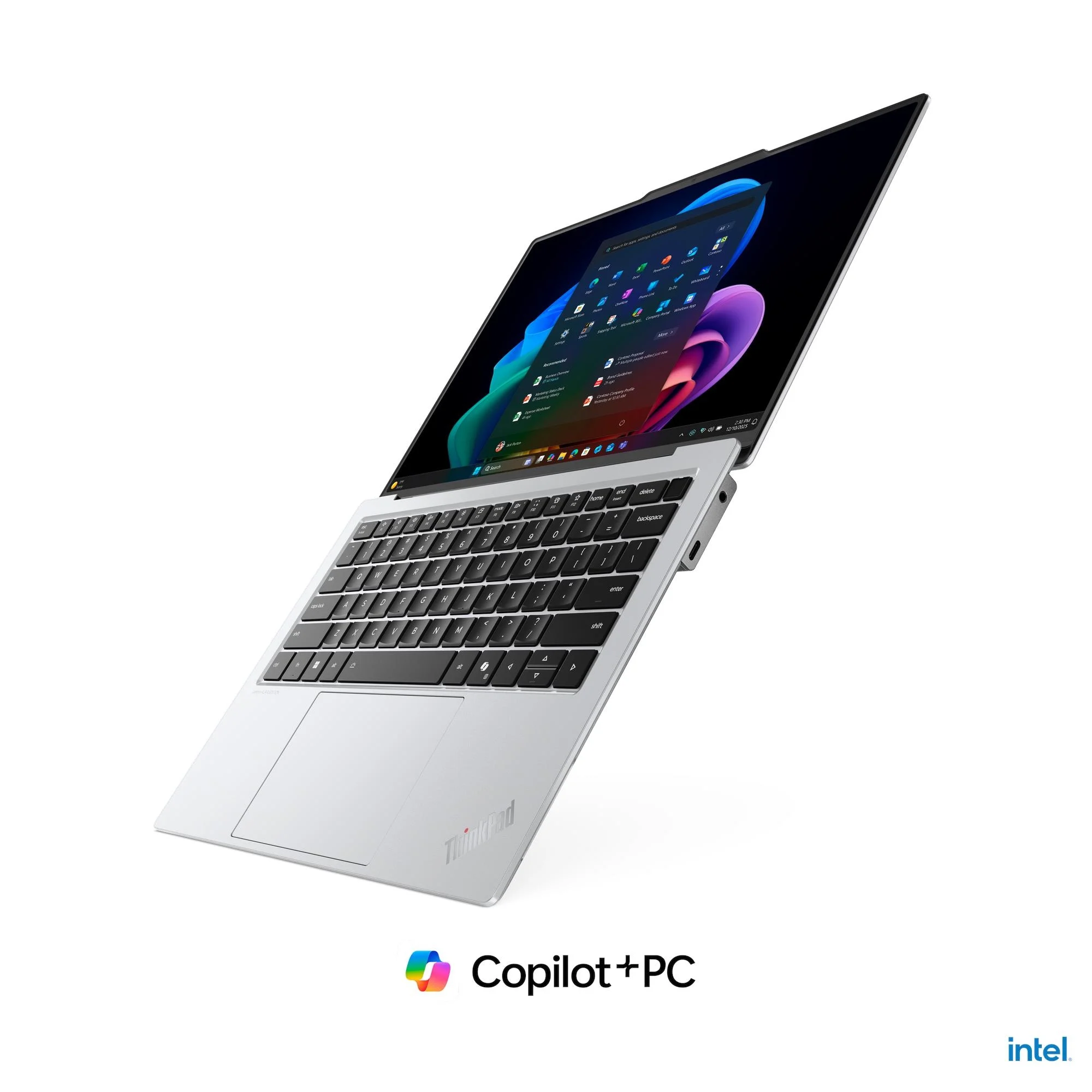 Produit Lenovo ThinkPad X9-14 Gen 1 Aura Edition vue de profil