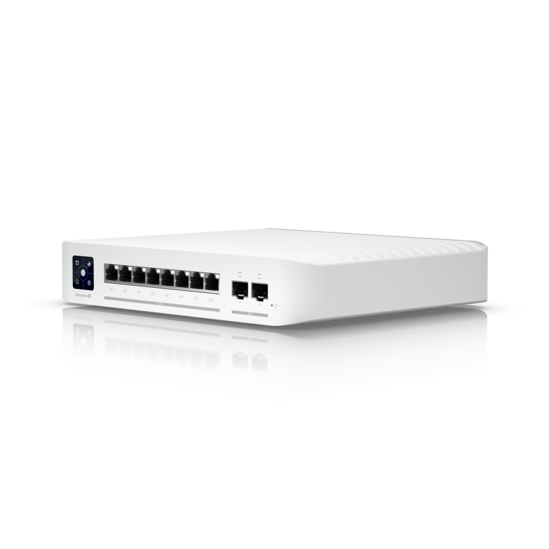 Switch réseau UniFi Ubiquiti Enterprise 8 PoE (Vintage) USW-Enterprise-8-PoE-EU vue officielle