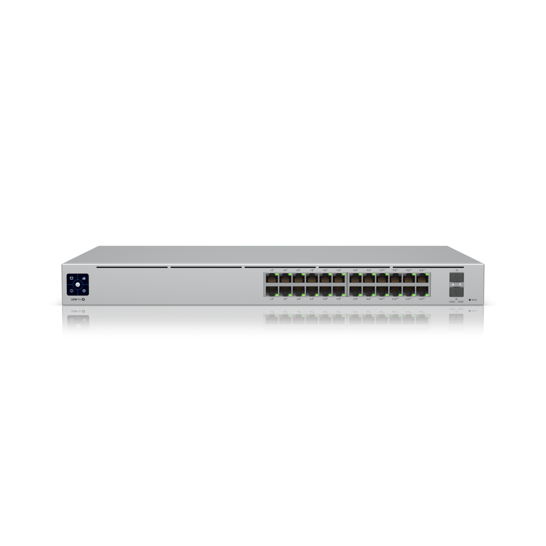 Switch réseau UniFi Ubiquiti Pro 24 PoE USW-Pro-24-POE-EU vue officielle